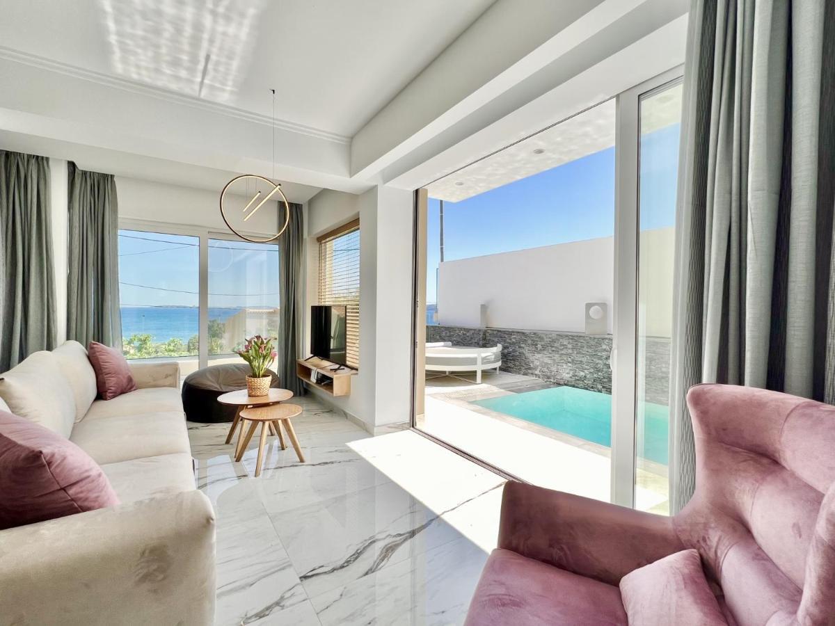 Luxury Villa Barbati Sun With Private Pool By Dadovillas Luaran gambar