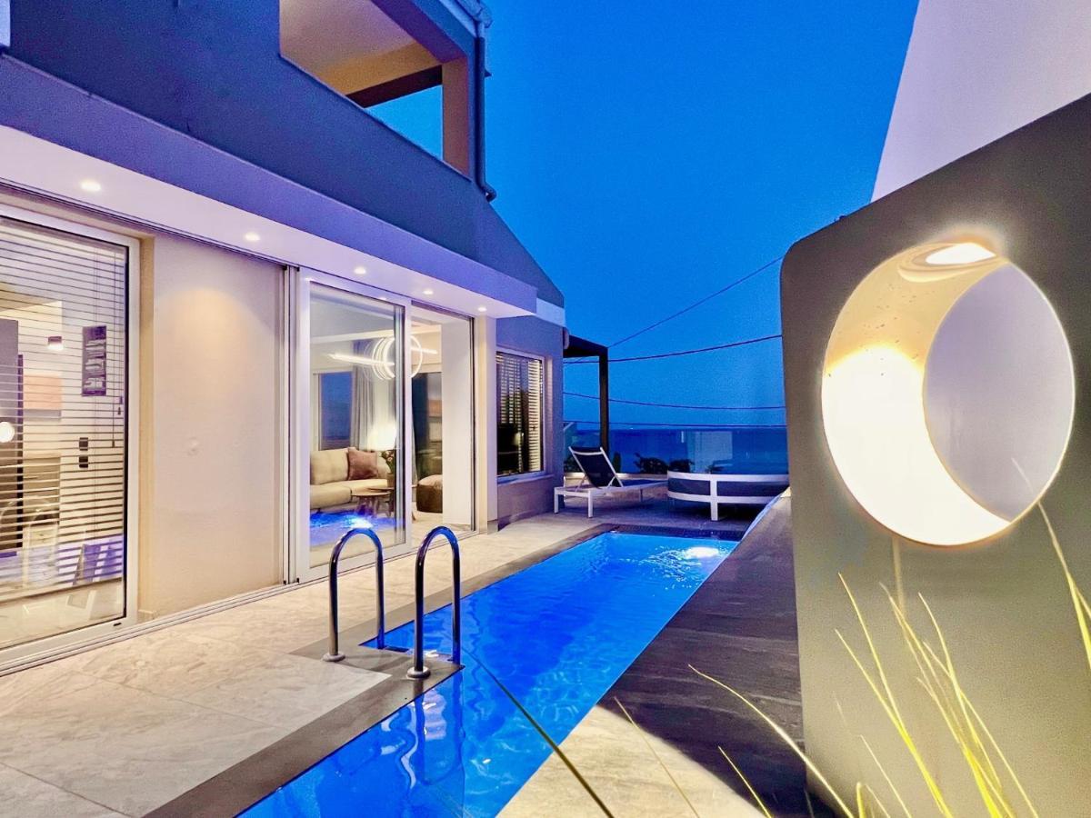 Luxury Villa Barbati Sun With Private Pool By Dadovillas Luaran gambar