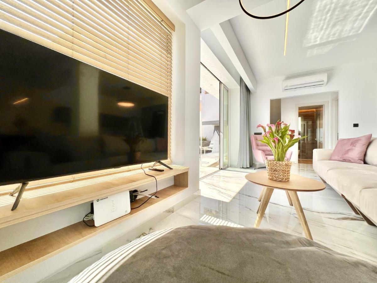Luxury Villa Barbati Sun With Private Pool By Dadovillas Luaran gambar