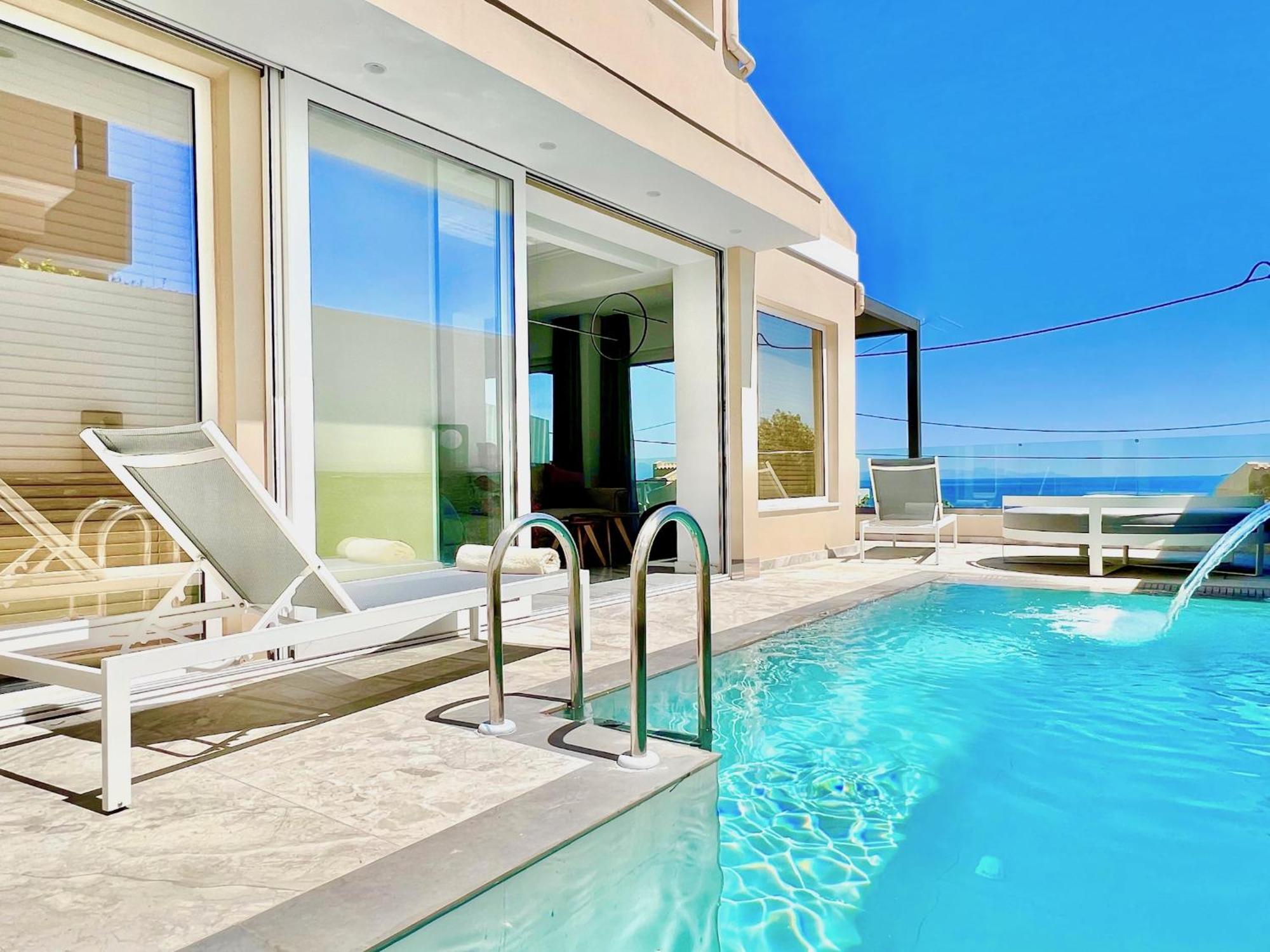 Luxury Villa Barbati Sun With Private Pool By Dadovillas Luaran gambar